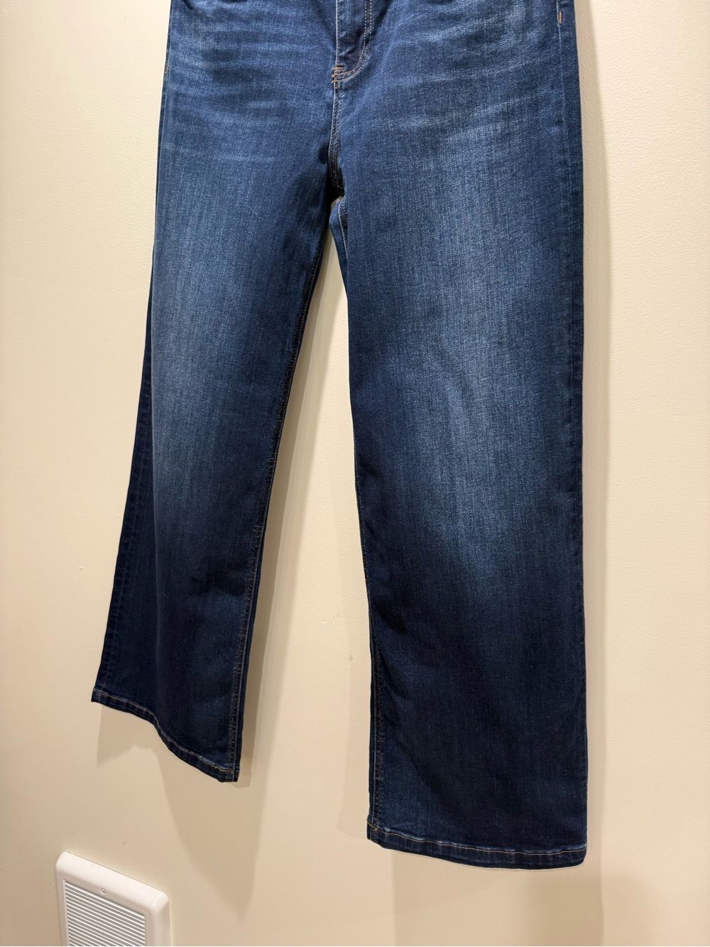 Kut From The Kloth Jean Wide Leg High Rise Dark Wash Jeans Size 8 - Picture 3 of 12